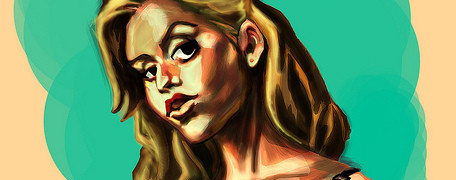 Speed Painting: Some Chick with Attitude
