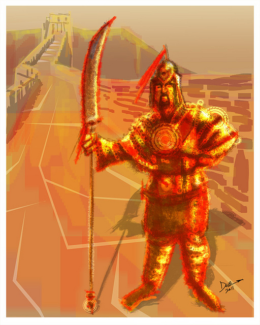 Speed Painting: Red Warrior