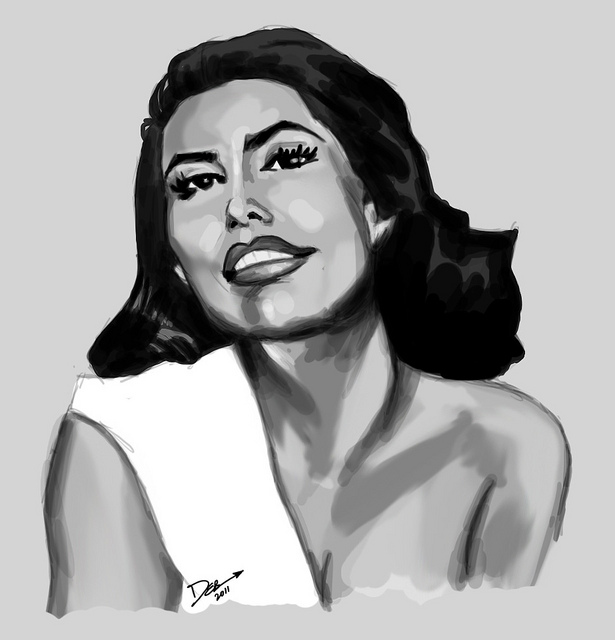 Speed Painting: Grayscale Glamor
