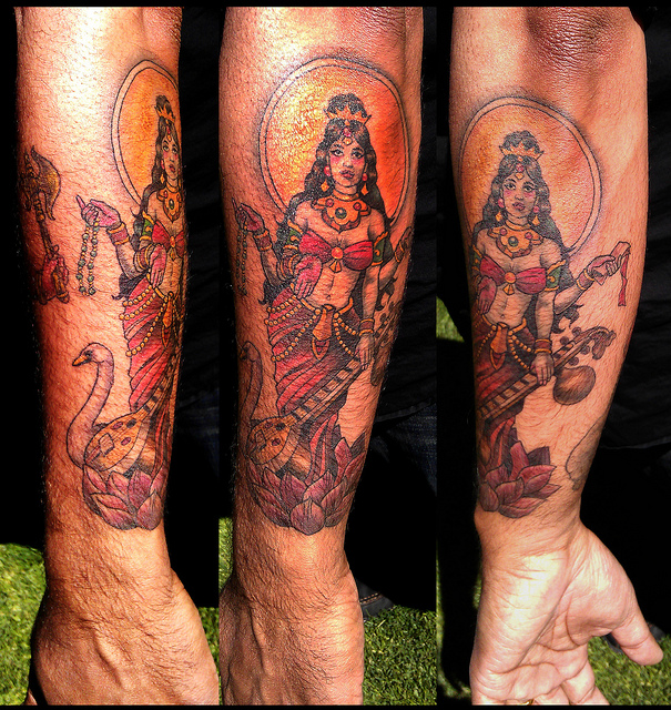 Indian Goddess Tattoo